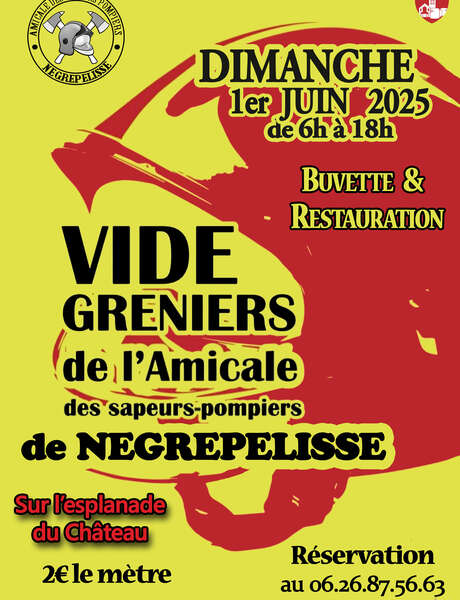 Vide greniers de l'amicale des sapeurs pompiers