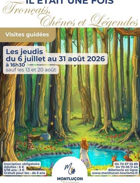 Visite guidée : Il était une fois Tronçais, Chênes et Légendes Visite guidée : Il était une fois Tronçais, Chênes et Légendes