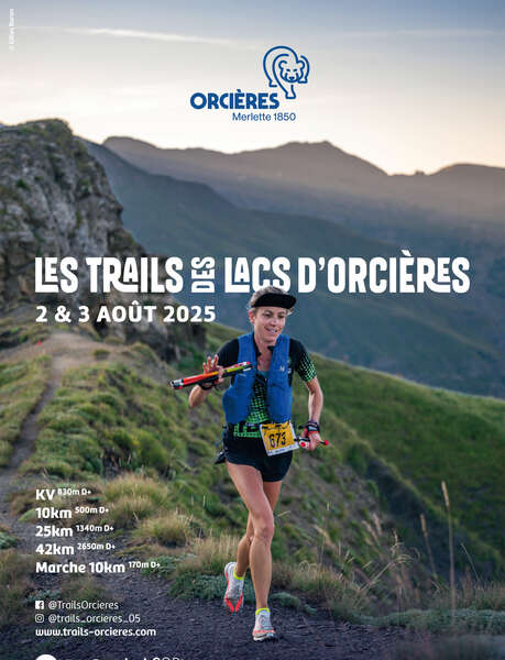 Trails of the Orcières lakes