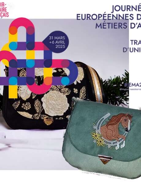 Journées européennes des métiers d'art - Présentation des techniques de broderie et de couture avec Adelyne82