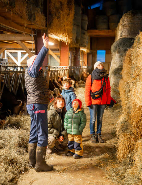 Visite guidée d'une ferme de montagne