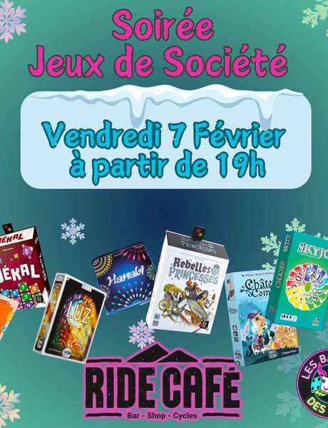 Soirée jeux de société - Ride Café