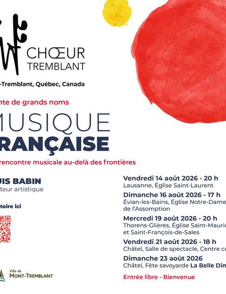 The Tremblant Choir performs songs by the greats of French music