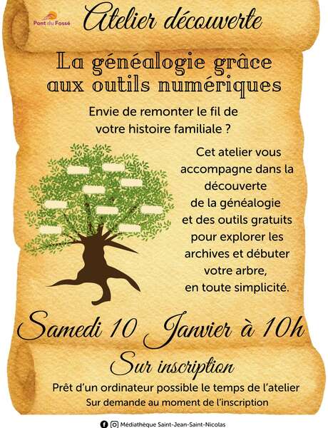 Atelier numérique - Généalogie