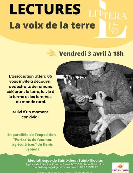 La voix de la Terre : lecture de textes