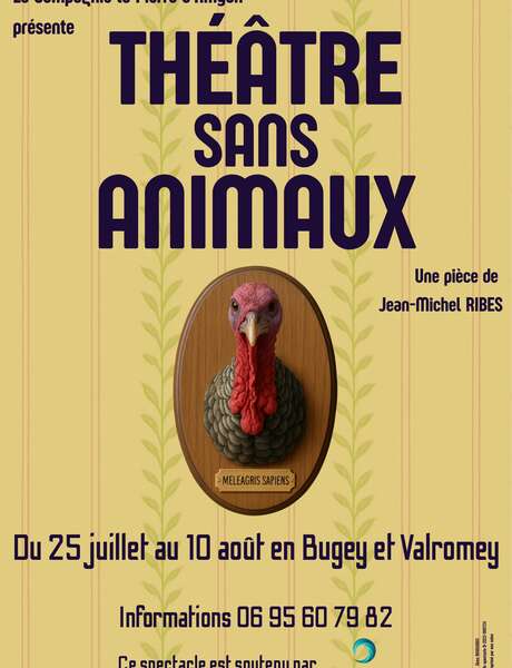 Spectacle estival en six saynettes "Théâtre sans animaux" par la Cie La Pierre d'Amyon