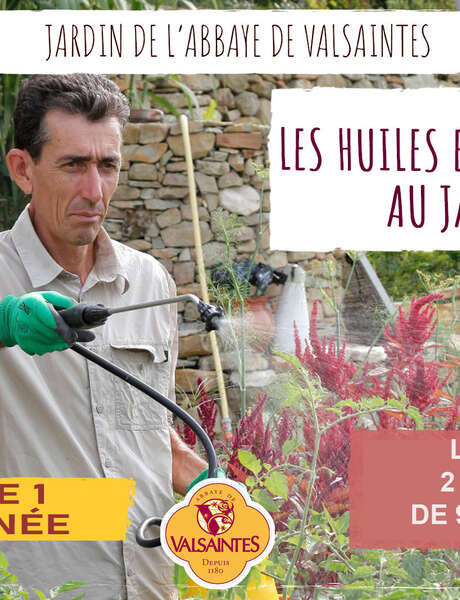 Stage 1 journée : L’utilisation des huiles essentielles au jardin