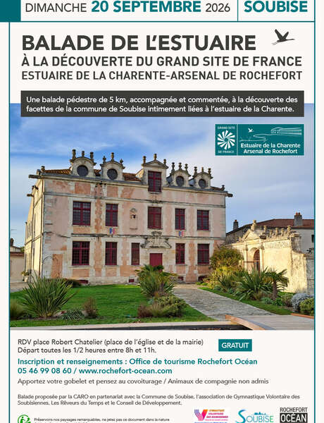 Journées européennes du patrimoine : balade de l'estuaire à Soubise