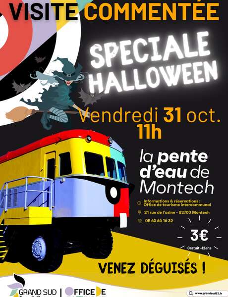 Balade Commentée de la Pente d'eau de Montech - Spéciale Halloween