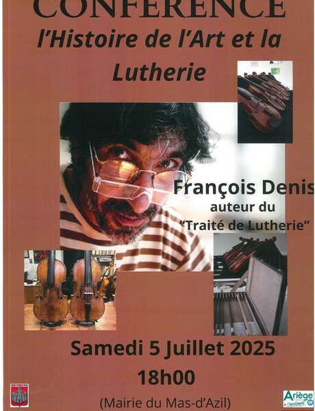 Conférence "L'Histoire de l'art et la lutherie"