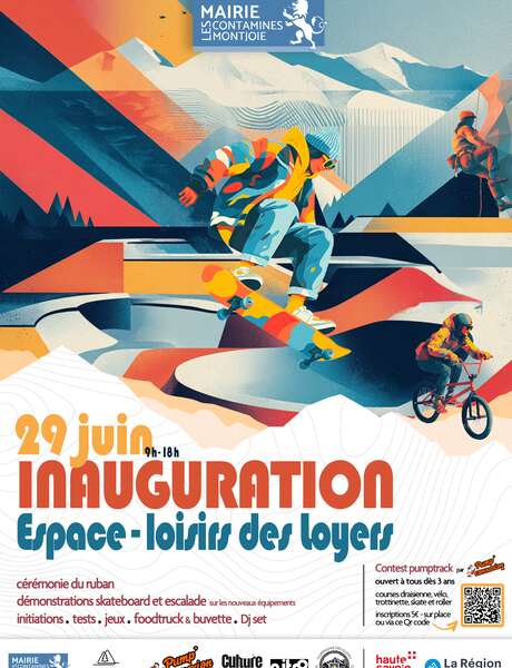 Inauguration de l'espace de loisirs des Loyers