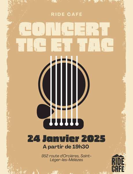 Concert duo Tic et Tac