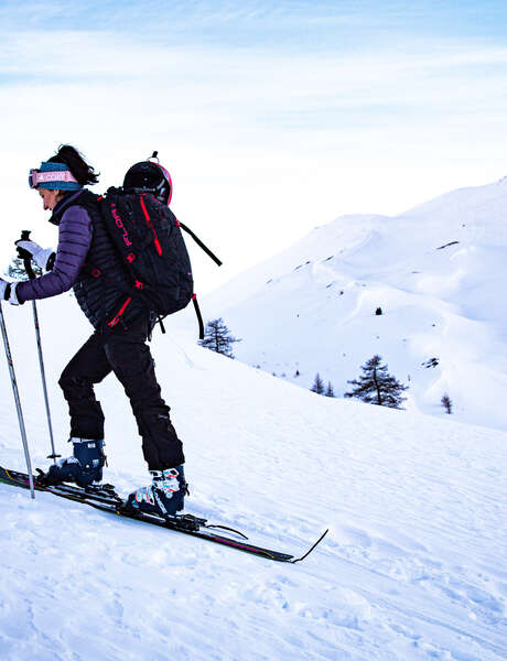 Rando ski expérience avec K2 et BCA : Initiation gratuite en ski de randonnée avec Mont Epique