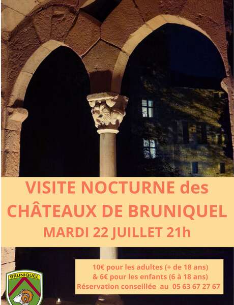 Visite nocturne des Châteaux de Bruniquel Visite nocturne des Châteaux de Bruniquel