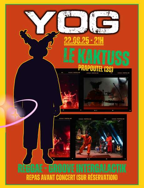 YOG en live AU KAKTUSS nü Reggea -groove intergalactik