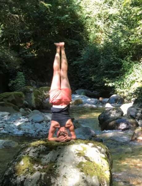Séance de Yoga au refuge du Crêt du Poulet