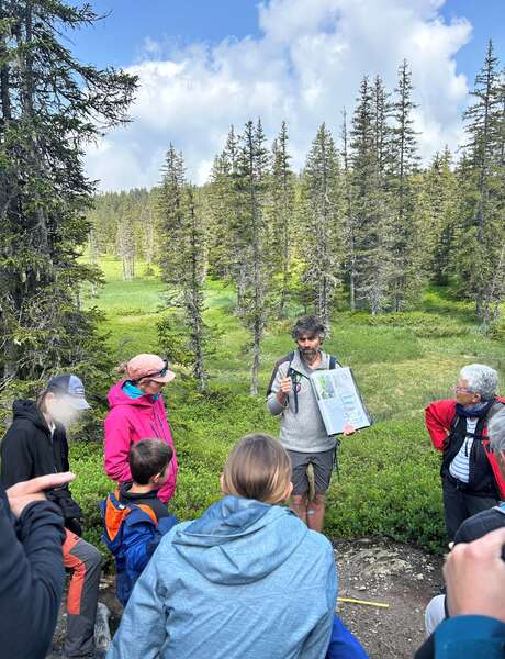 Visite guidée du sentier des Arpelières - animaux des tourbières