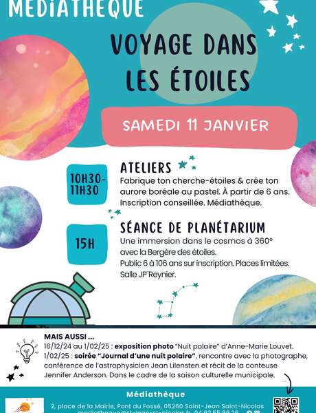 Ateliers créatifs autour des étoiles