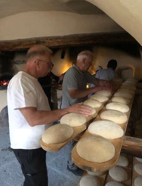 Bread festival in Brunissard