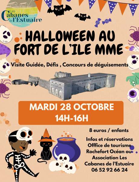 Halloween au Fort de l'Ile Mme (Visite guidée et animations)