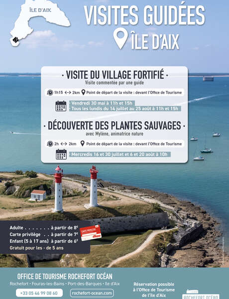 Guided tour of the village of Ile d'Aix