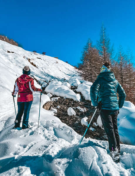 Premier pas dans la neige !