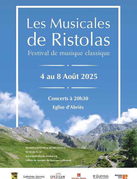 Les Musicales de Ristolas - Vendredi 8 août Les Musicales de Ristolas - Vendredi 8 août