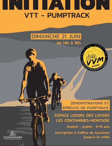 Initiation VTT au Pumptrack des Loyers avec l'association Vélo Val Montjoie