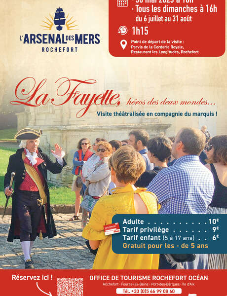 Visite théâtralisée : La Fayette, héros des deux mondes
