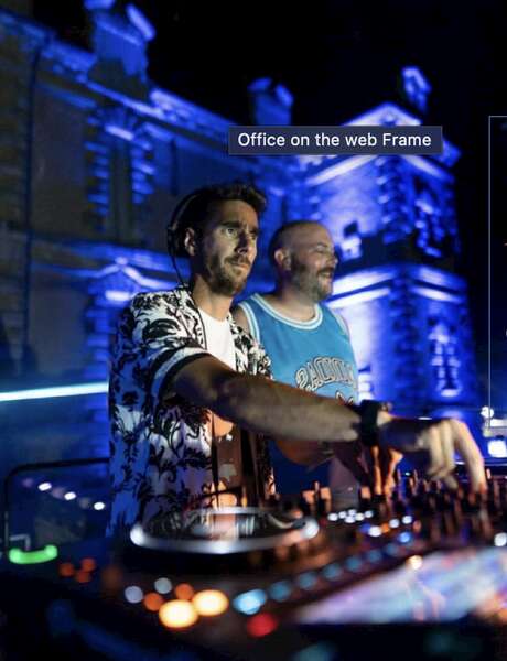 Nouvel An – Scène place des Dromonts – Duo DJ Macadam et DJ Nix The Jockey