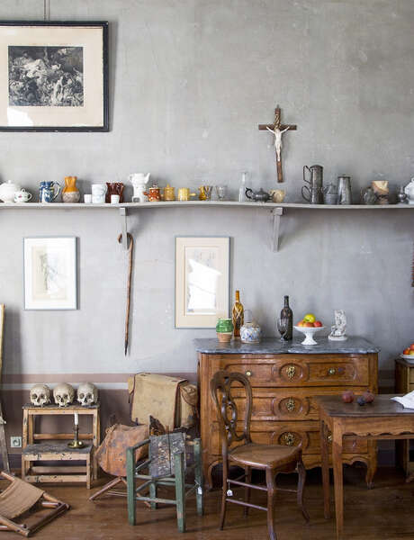 Guided tour in French of Cezanne's studio