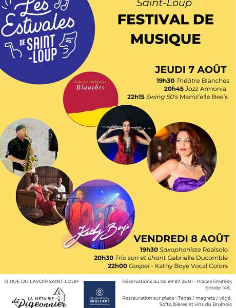 Les Estivales de Saint-Loup : Spectacle Inoubliable