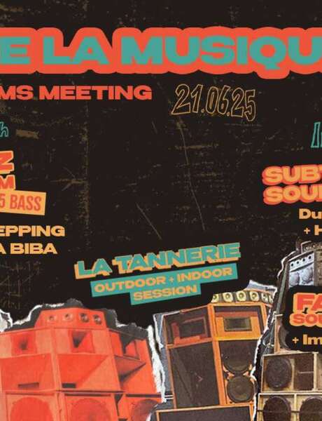 Fête de la Musique : Sound Systems Meeting (outdoor + indoor session)