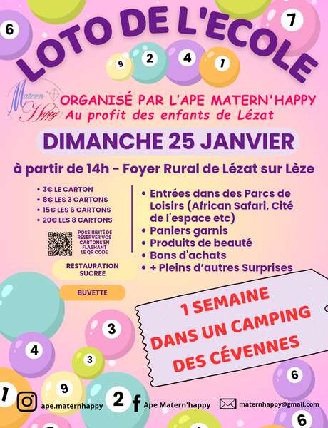 Loto de l'Ecole de Lézat sur Lèze