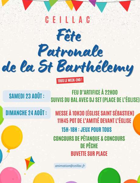 Fête patronale St Barth