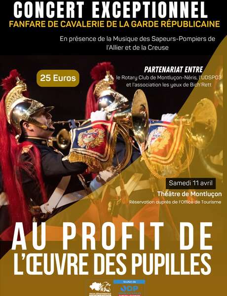 Concert exceptionnel de la fanfare de cavalerie de la garde républicaine