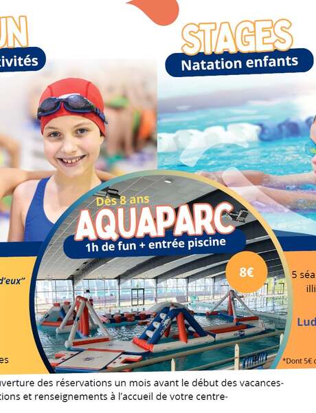 Centre aqualudique : stages multi-activités Loue'Fun