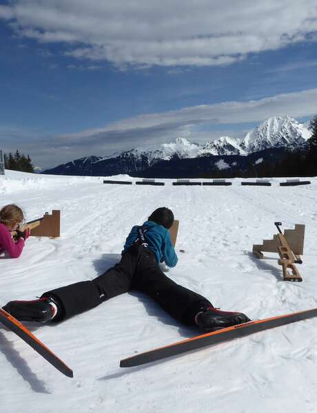 Journée biathlon pour tous au Refuge du Crêt du Poulet