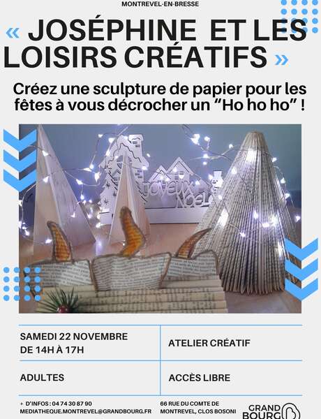 Vos bibliothécaires ont du talent : Joséphine et les loisirs créatifs