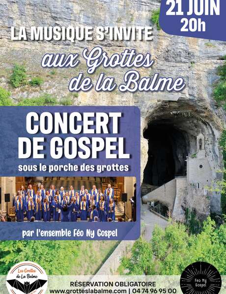 Fête de la musique aux Grottes de la Balme : concert de Gospel Fête de la musique aux Grottes de la Balme : concert de Gospel