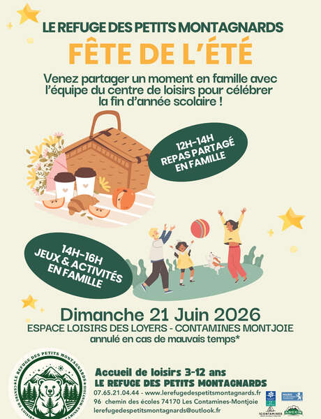 Fête de l'été avec le Refuge des Petits Montagnards