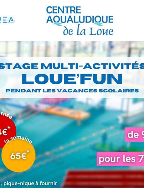 Centre Aqualudique : stage multi-activités