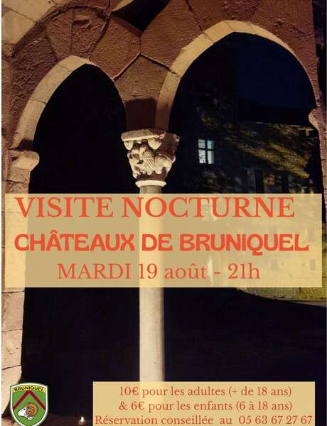 Visite nocturne des Châteaux de Bruniquel