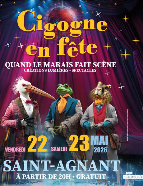 Cigogne en fête