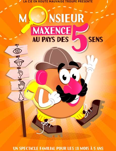 Mr Maxence au pays des 5 sens - spectacle enfant (1-3 ans)