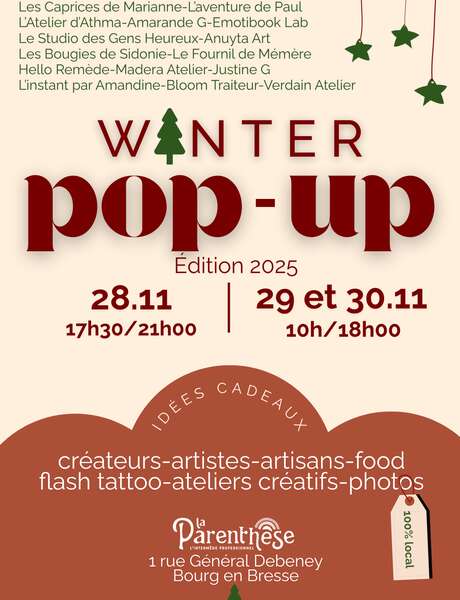 Winter Pop-Up Winter Pop-Up