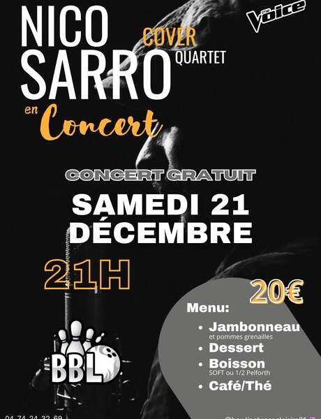 Concert avec Nico SARRO