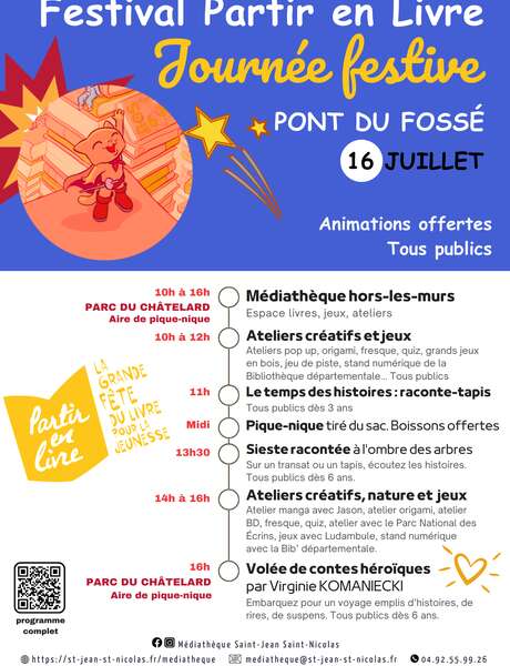 Journée festive Partir en Livre