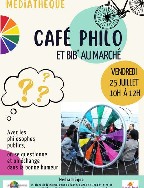 Café philo et bibliothèque hors-les-murs