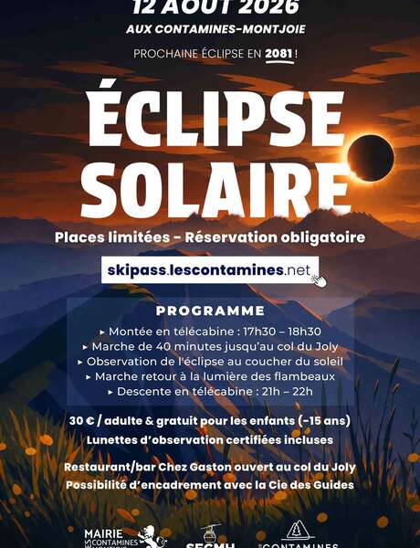 Soirée spéciale éclipse solaire Soirée spéciale éclipse solaire
